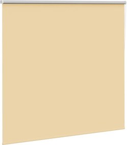 vidaXL Roller Blind Blackout Μπεζ 165x130 cm Πλάτος υφάσματος 161,6cm