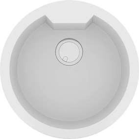 Sanitec Ultra Granite 810 (60x50) - Γρανιτένιος νεροχύτης - Bianco Stone