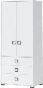 Γκαρνταρόμπα δίφυλλη Riddle 2D3S-Λευκό