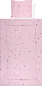 SET LORELLI - 4 PARTS RANFORCE BUTTERFLIES PINK