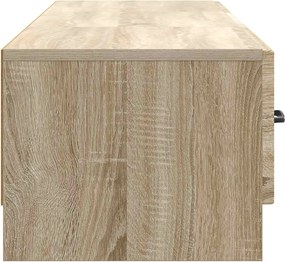 vidaXL Ντουλάπι TV 147 x 34,5 x 27 εκ Sonoma Δρυς Επεξεργασμένο Ξύλο