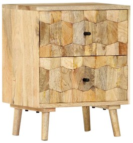 vidaXL Κομοδίνο 40 x 30 x 50 εκ. από Μασίφ Ξύλο Μάνγκο
