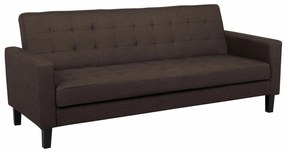 Καναπές κρεβάτι Berwyn 1591, Καφέ, 86x200x77cm, 54 kg, Πόδια: Ξύλο, Ξύλο: Πεύκο | Epipla1.gr