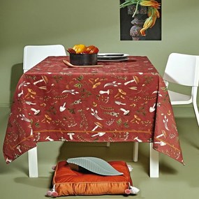 Τραπεζομάντηλο Mushroom Terracotta Kentia 140Χ230 100% Cotton