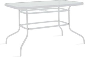 Τραπεζαρία κήπου Valor-Obbi σετ 5τεμ pakoworld μέταλλο-pe λευκό