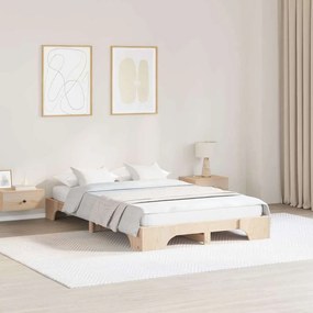 vidaXL Κρεβάτι 120x200 cm από Μασίφ Ξύλο Πεύκου