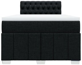 ΚΡΕΒΑΤΙ BOXSPRING ΜΕ ΣΤΡΩΜΑ ΜΑΥΡΟ 120X200 ΕΚ. ΥΦΑΣΜΑΤΙΝΟ 3287044