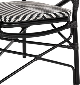 ΠΟΛΥΘΡΟΝΑ ΑΛΟΥΜΙΝΙΟΥ ΜΕ TEXTLINE ΜΑΥΡΟ-ΛΕΥΚΟ HM5928.01 56x59x94,5Yεκ.