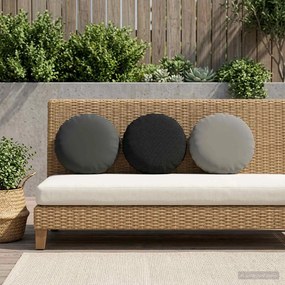 vidaXL Κάλυμμα Μαξιλαριού 6 pcs HEERLEN Ανθρακί Ø 30 cm Πολυεστέρας