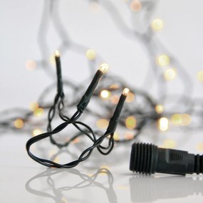 Χριστουγεννιάτικα Λαμπάκια 1300 Led Σε Σειρά 29.2μ Πυκνά Daylight Επεκτεινόμενο Eurolamp 600-11313