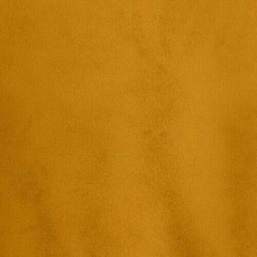 Σκαμπό σαλονιού Providence 147, Κίτρινο, 45x50x50cm, 9 kg, Ταπισερί, Πόδια: Μέταλλο | Epipla1.gr