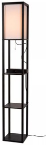 Φωτιστικό Επιδαπέδιο Lucide 44799-81-30 MENNO Μαύρο Ματ (Black Mat)|Μπεζ/Κρεμ (Beige/Creme)