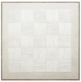 Πίνακας Με Κορνίζα (60x60) Espiel Μπεζ FAL312