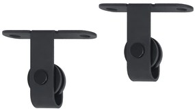 vidaXL Μηχανισμός Συρόμενης Πόρτας Μίνι 200 εκ. Ανθρακοχάλυβας