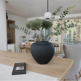 Stewehome μεγάλο μποέμ βάζο από κεραμική Μαύρο