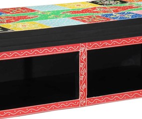 vidaXL Ντουλάπι TV Πολύχρωμο 80 x 30 x 22 εκ Επεξεργασμένο ξύλο