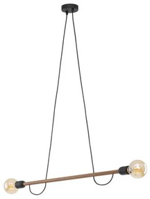 Κρεμαστό Φωτιστικό Οροφής 2xE27 15W IP20 Μαύρο Helix 4948 TK Lighting-4948-Μαύρο 4948