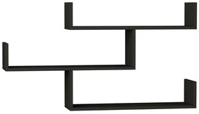 Ραφιέρα τοίχου Tiber Pakoworld ανθρακί 120x22x67εκ 119-000892-119-000892-Ανθρακί 119-000892