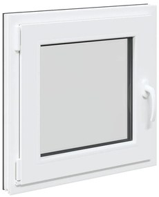 vidaXL Παράθυρο Υπογείου "RISOR" 50x50 εκ. Ανακλινόμενο & Περιστρεφόμενο DIN Αριστερό Ανθρακί