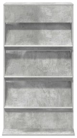 vidaXL Ράφι Περιοδικών Σκυρόδεμα Γκρι 70 x 41 x 126 εκ.