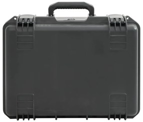 vidaXL Θήκη Πτήσης Φορητή Μαύρη 49x38x23 εκ. από Πολυπροπυλένιο