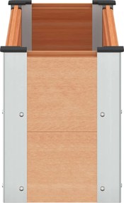 vidaXL Υπερυψωμένη Ζαρντινιέρα Καφέ 100 x 30 x 36 cm