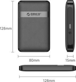 ORICO θήκη για 2.5" SATA HDD/SSD 2577C3-V1, 6Gbps, μαύρη