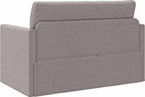 vidaXL Κρεβάτι καναπές 110cm Taupe ύφασμα
