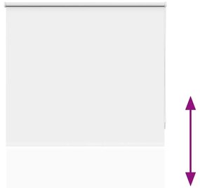 Ρολέρ Μπλακάουτ Λευκό 140x230 εκ. Πλάτος υφάσματος 136,6 εκ. - Λευκό