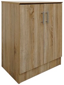 Παπουτσοθήκη-ντουλάπι Souken pakoworld 6 ζευγών σε sonoma απόχρωση 60x40x80εκ