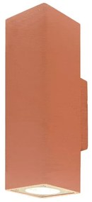 Φωτιστικό Tοίχου - Σποτ Up-Down MK0022STC 2xGU10 IP65 Terracotta Aca