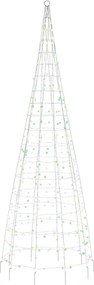 vidaXL Χριστουγεννιάτικο δέντρο LED 550 LED Πολύχρωμα LED 300 εκ.