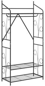 vidaXL Ανοιχτή Ντουλάπα Μονόχρωμο