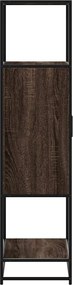 vidaXL Highboard καφέ δρυς Κατασκευασμένο ξύλο και μέταλλο
