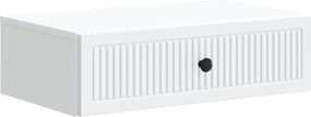 vidaXL Τραπεζάκι Τοίχου Λευκό 59 x 34,5 x 17 εκ. Επεξεργασμένο Ξύλο