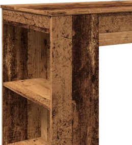 vidaXL Τραπέζι Μπαρ με Ράγες 95x47x103,5 εκ. Επεξεργ. Ξύλο