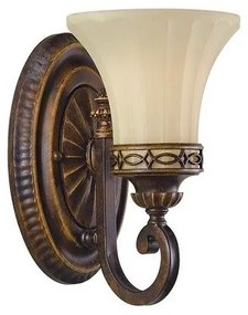Απλίκα Φωτιστικό Τοίχου 1xE27  Καφέ  Drawing Room FE-DRAWING-ROOM1 Elstead Lighting-FE-DRAWING-ROOM1-Καφέ FE-DRAWING-ROOM1