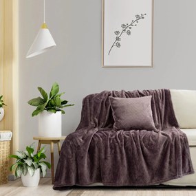 Ριχτάρι Τριθέσιου Καναπέ Fleece (180x300) Kocoon Cosy Grey
