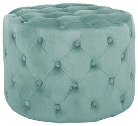 Σκαμπό Kassie Φυστίκι Βελούδο Τύπου Chesterfield Φ60x43 Υ Εκ.