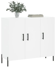 vidaXL Μπουφές Λευκός 90 x 34 x 80 εκ. από Επεξεργασμένο Ξύλο