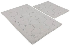 Πατάκια Μπάνιου Lino (Σετ 2τμχ) Ecru L'essentiel Maison 60x100cm 100% Cotton