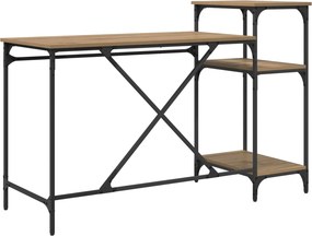 vidaXL Γραφείο Artisan Oak Επεξεργασμένο ξύλο 135 x 50 x 90 cm