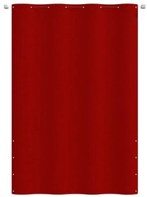 Διαχωριστικό Βεράντας Κόκκινο 160 x 240 εκ. Ύφασμα Oxford - Κόκκινο