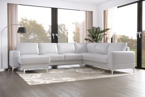 Γωνιακός καναπές Radial Max II-Leuko-Δεξιά