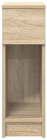 vidaXL Κομοδίνο με συρτάρι Sonoma Δρυς 20x36x60 εκ.