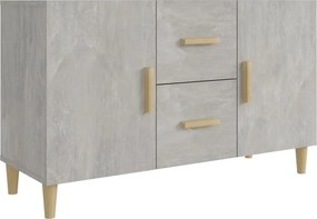 vidaXL Ντουλάπι Γκρι Σκυροδέματος 100 x 36 x 60 εκ. Επεξεργασμένο Ξύλο