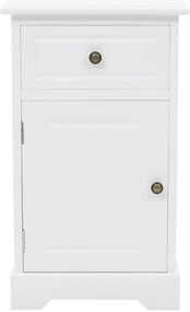 vidaXL Κομοδίνο 35 x 32 x 59 εκ. από MDF και Ξύλο Πεύκου