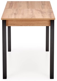 GINO table votan oak/black DIOMMI V-PL-GINO-ST-WOTAN/CZARNY