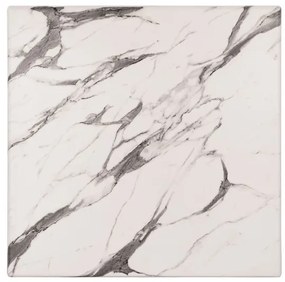 ΕΠΙΦΑΝΕΙΑ ΤΡΑΠΕΖΙΟΥ WERZALIT 80Χ80 MARBLE WHITE-GREY 5657 HM5231.11 - Werzalit - HM5231.11