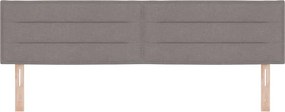 vidaXL Κεφαλάρι με κεφαλάρι Taupe 180 cm Τεχνητό Δέρμα